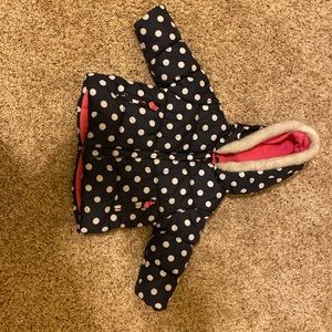 Matching coat and snow pants for 12 month old babies.